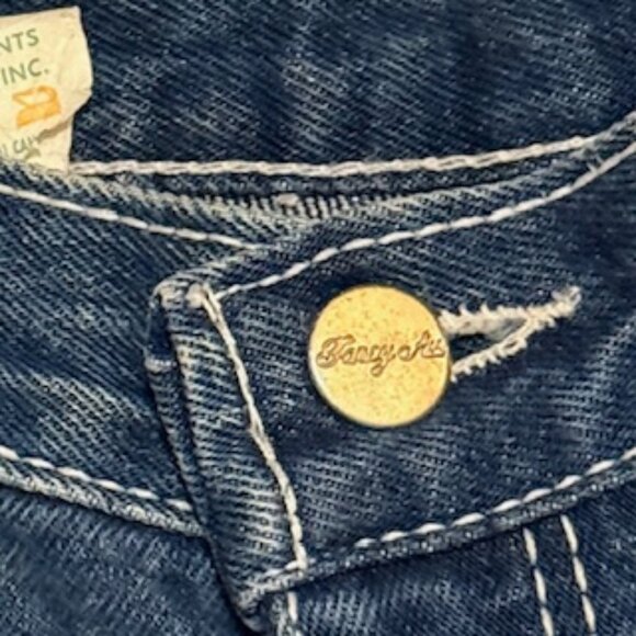 1980s Fancy Ass Jeans with Off-White Leather Pocket Detail - Picture 6 of 16